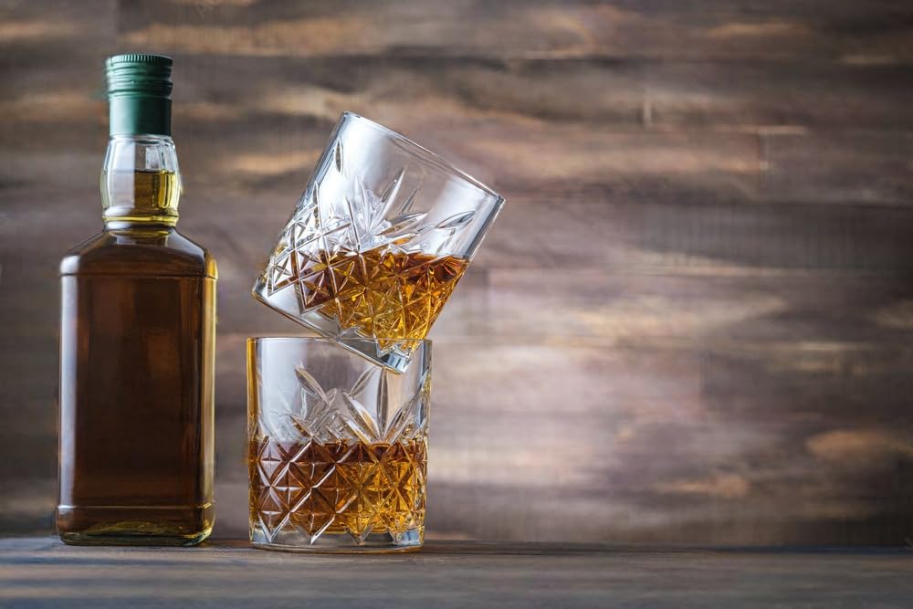Crystal Grass Whiskey Glass 300ml Set of 6