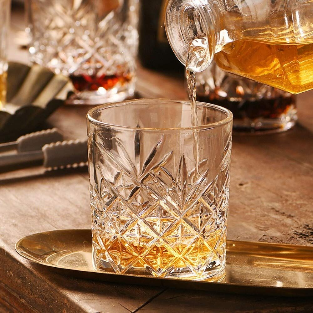 Crystal Grass Whiskey Glass 300ml Set of 6